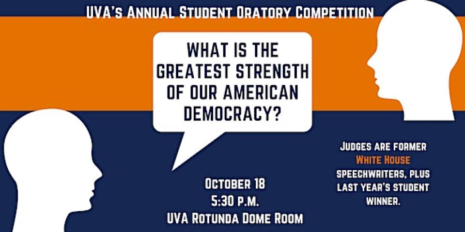 UVA Student Oratory Competition